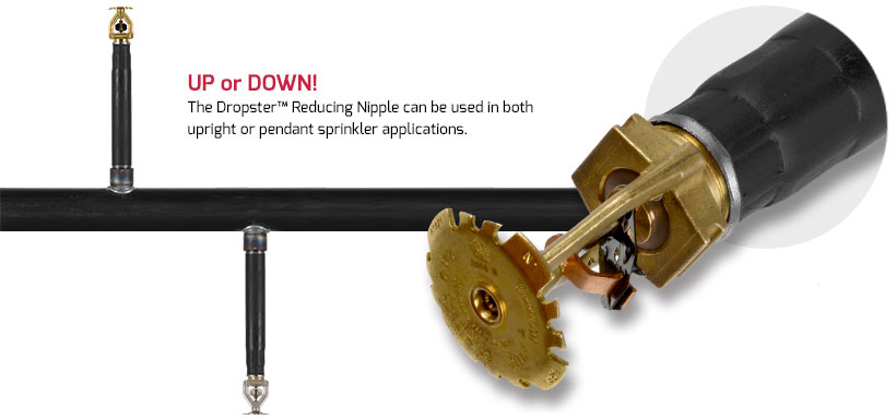 Fire Suppression System Reducing Nipple